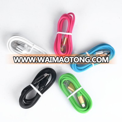 wholesale colorful micro usb charging data cable